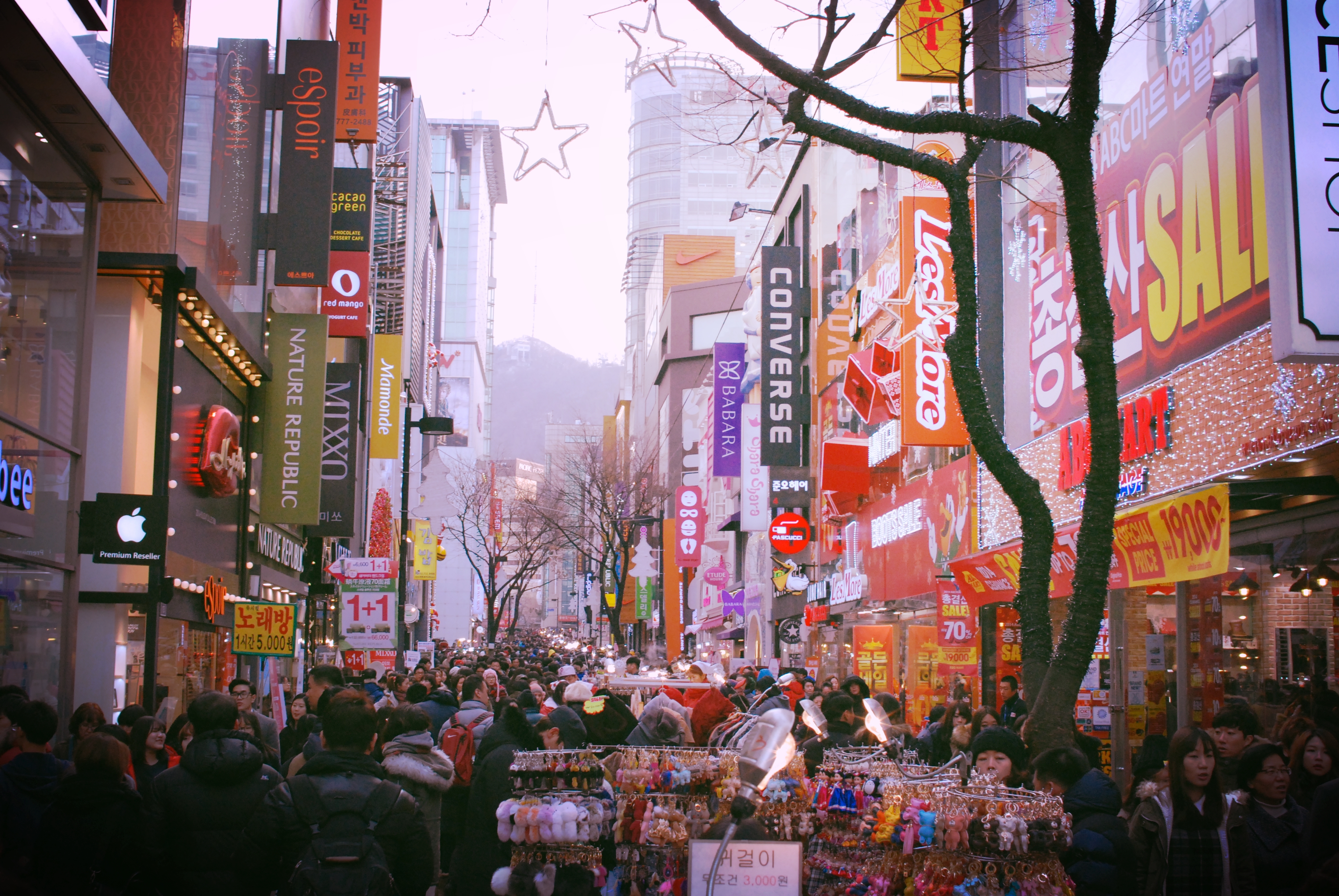 Shopping Mall In Myeongdong Seoul